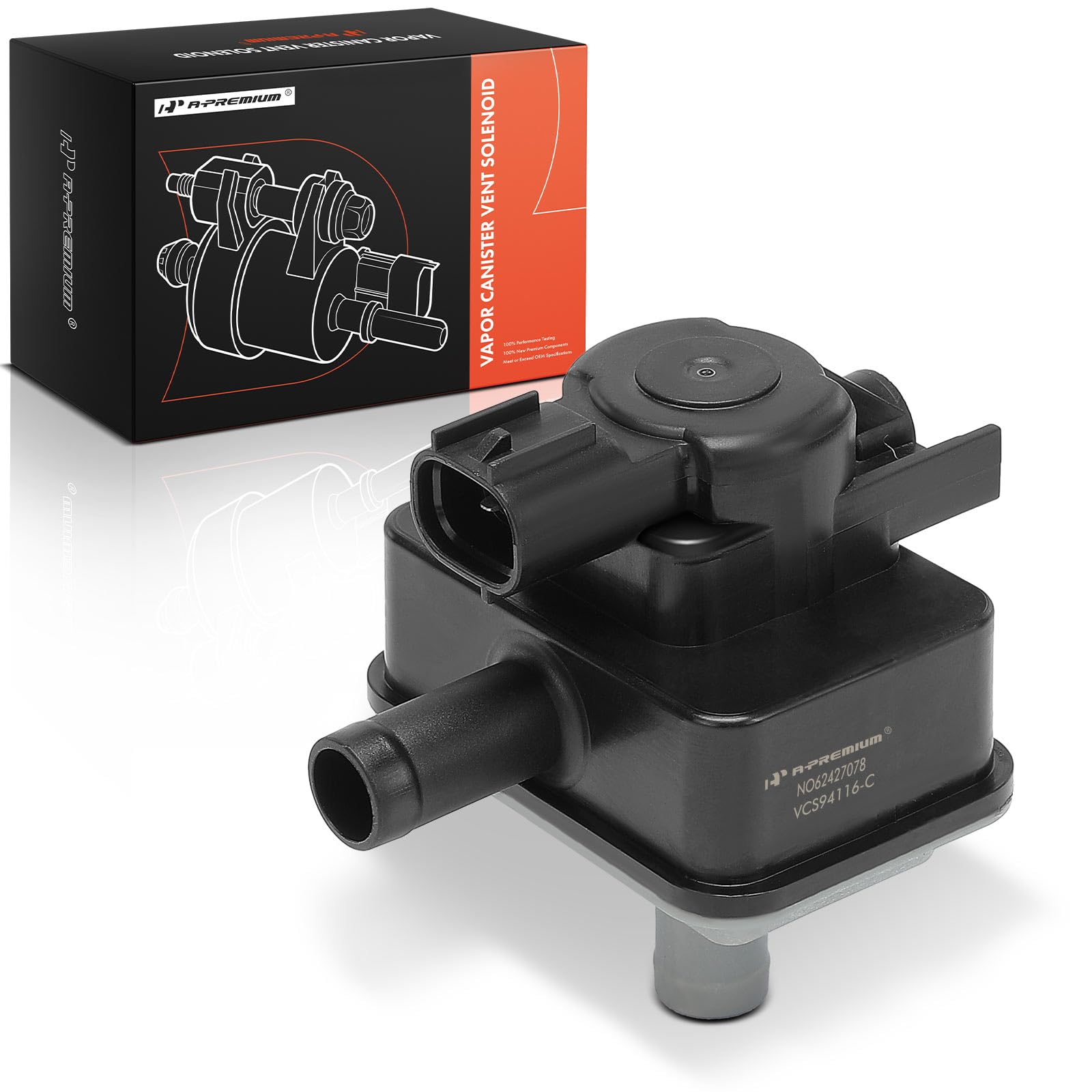 A-Premium Vapor Canister Purge Solenoid Valve Compatible with Toyota Corolla 2014-2019, Corolla iM 2017-2018 & Lexus NX250, NX350h, NX450h+, 2022,