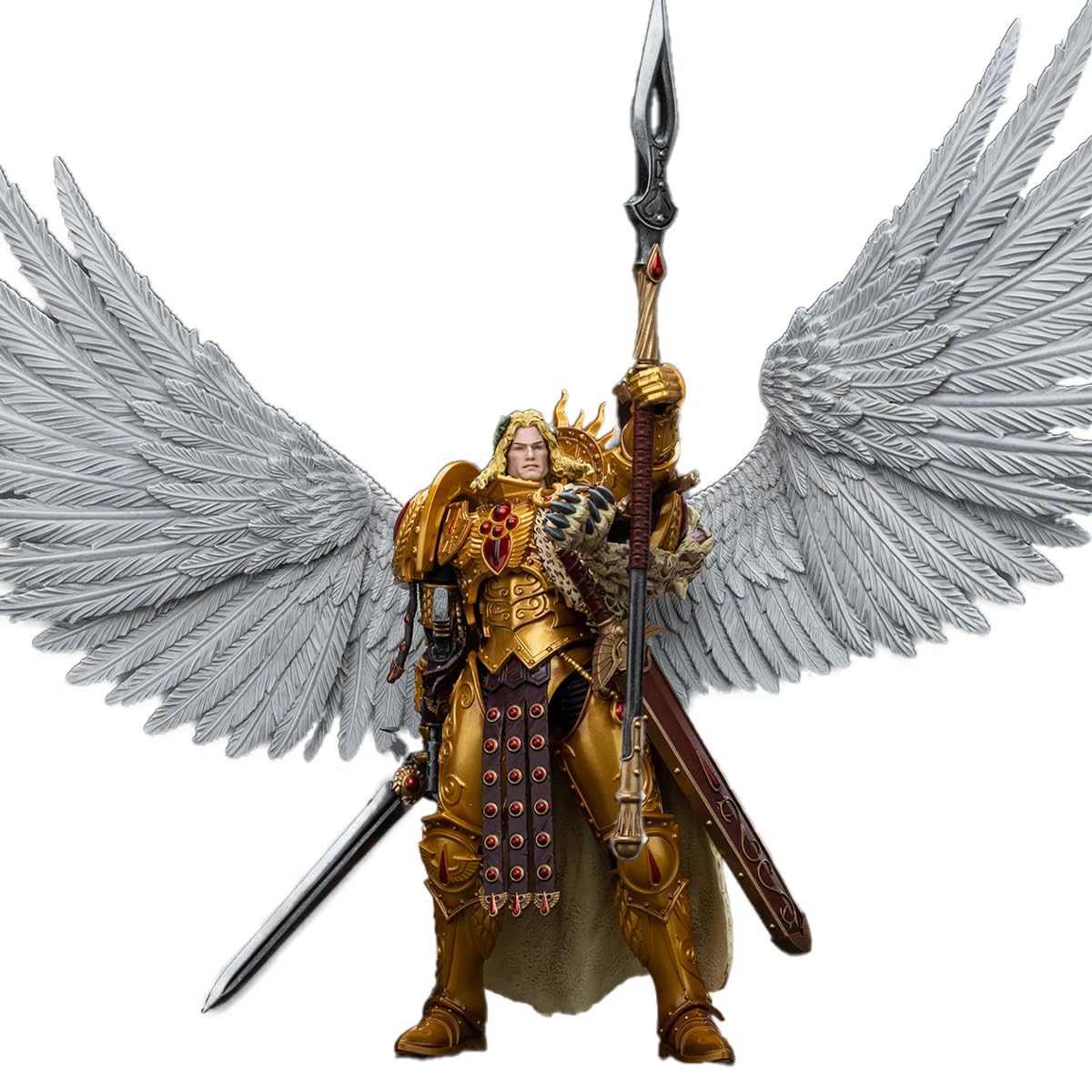 JOYTOY Warhammer 40K 1/18 Action Figure Blood Angels Sanguinius Primarch of the IXth Legion The Horus Heresy Collection Models Birthday gifts