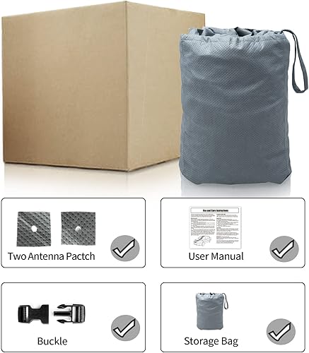 Miniatura 8 de Leader Accessories - Funda protectora básica para vehículo protección UV 3 capas transpirable a prueba de polvo ajuste completo universal hasta 200