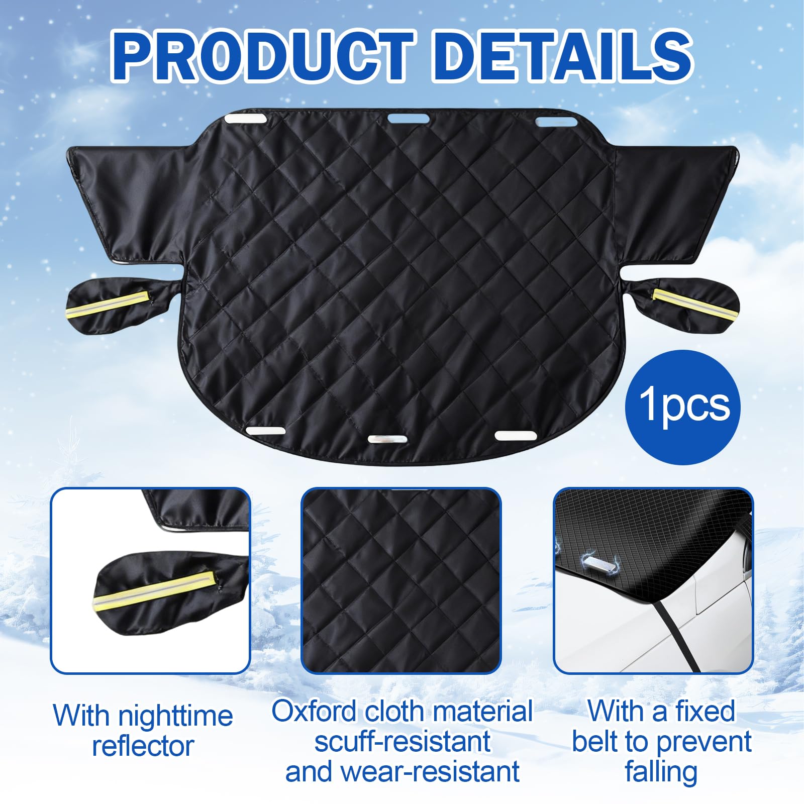 Copertura Parabrezza Auto Magnetico Inverno Antigelo Antineve Antipolvere Anti UV
