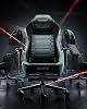 AutoFull M5 Gaming Chair, Evolution of Backrest, Wide Seat, Elevating Headrest, Office Chair, Premium PU Leather, Multi-Angle Adjustable Lumbar Support, 4D Armrest, Chair, Telework, Computer Chair, Ottoman Included, 160° Reclining, Storage, Office Chair, Black, God of War