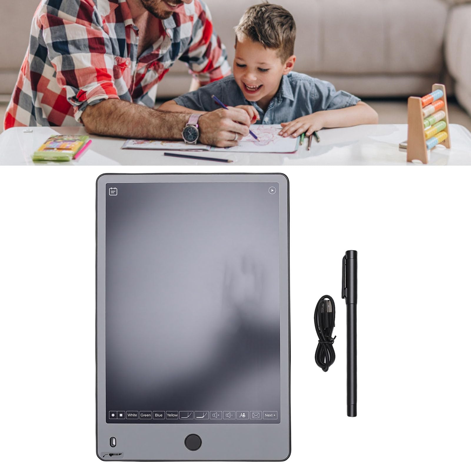 AMONIDA Digital Smart Pen and Writing Board Set, Real Time Sync Handwritten Notes with OCR Text Recognition for Android IOS, Convert to Editable Word PDF