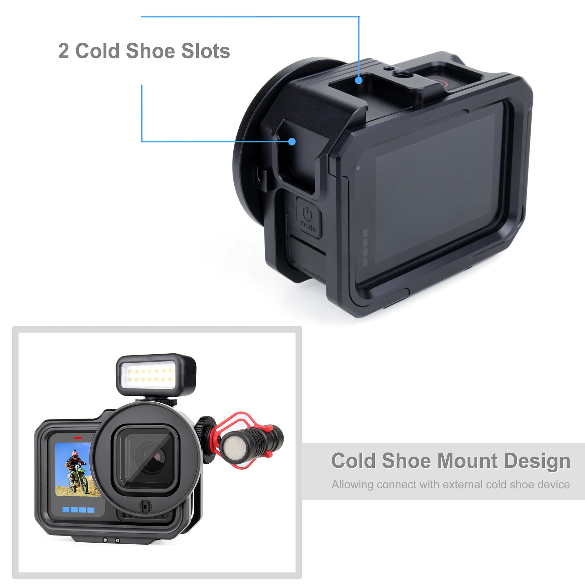 Amazon | SOONSUN メタル保護ケース GoPro Hero 12/11 / 10/9用