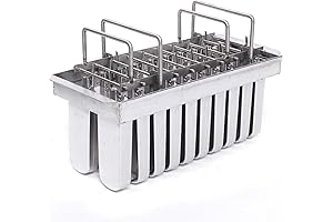 Stainless Steel Ice Lolly Popsicle Molds Kit - 20 Easy DIY Paletas De Helado Maker