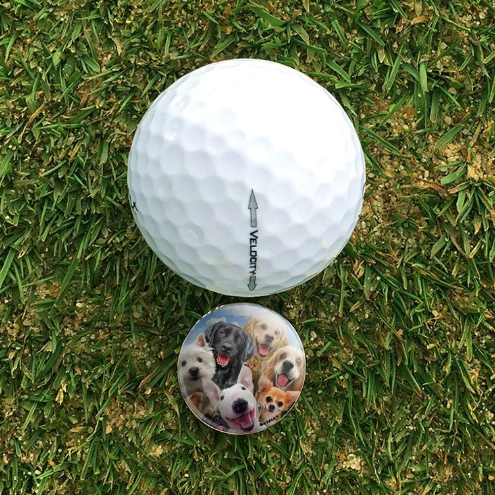 review GRAPHICS & MORE Dogs Selfie Lab Golden Retriever Dachshund Westie Pug Terrier Golf Divot Repair Tool and Ball Marker