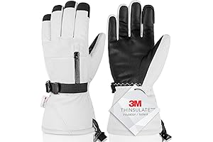 Women's Waterproof Touchscreen Ski Gloves