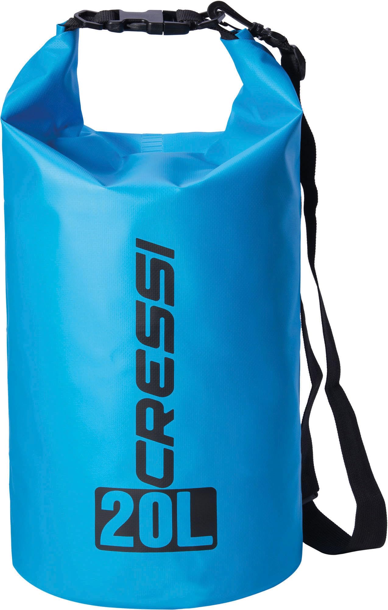 Cressi Dry Waterproof Sports Bag - Light Blue, 20 Litre