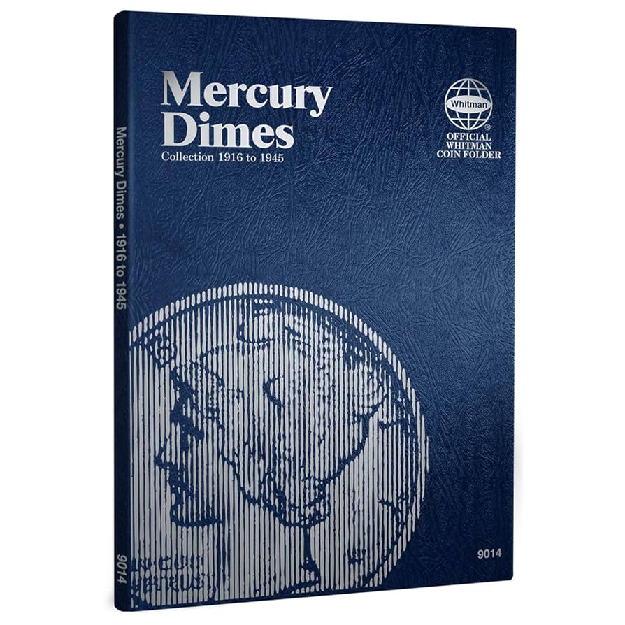 Amazon.com: Whitman Mercury Dime Folder (1916-1945) #9014