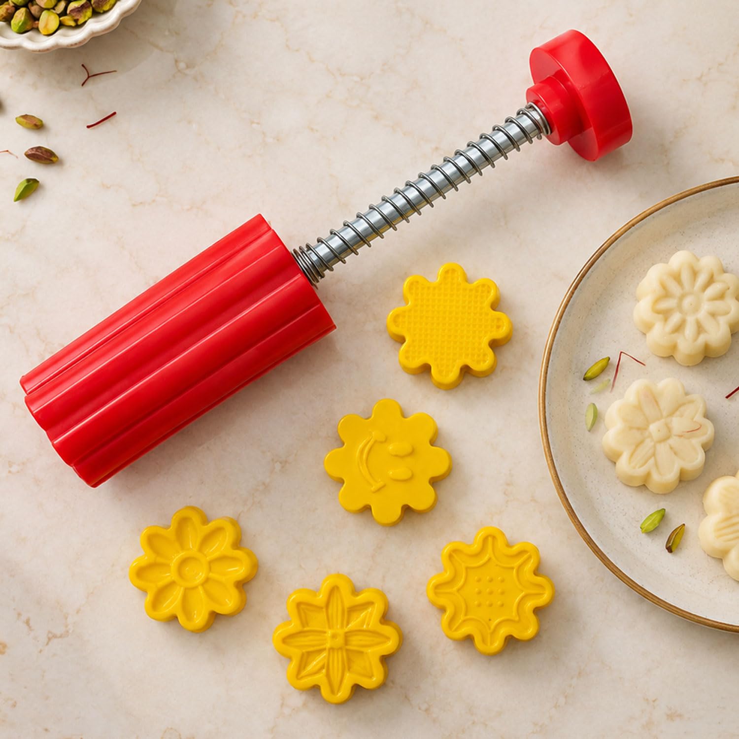 DS Sweet Stamping Cutter - Flower Mould for Peda -4 DS Sweet Stamping Cutter - Flower Mould for Peda -4