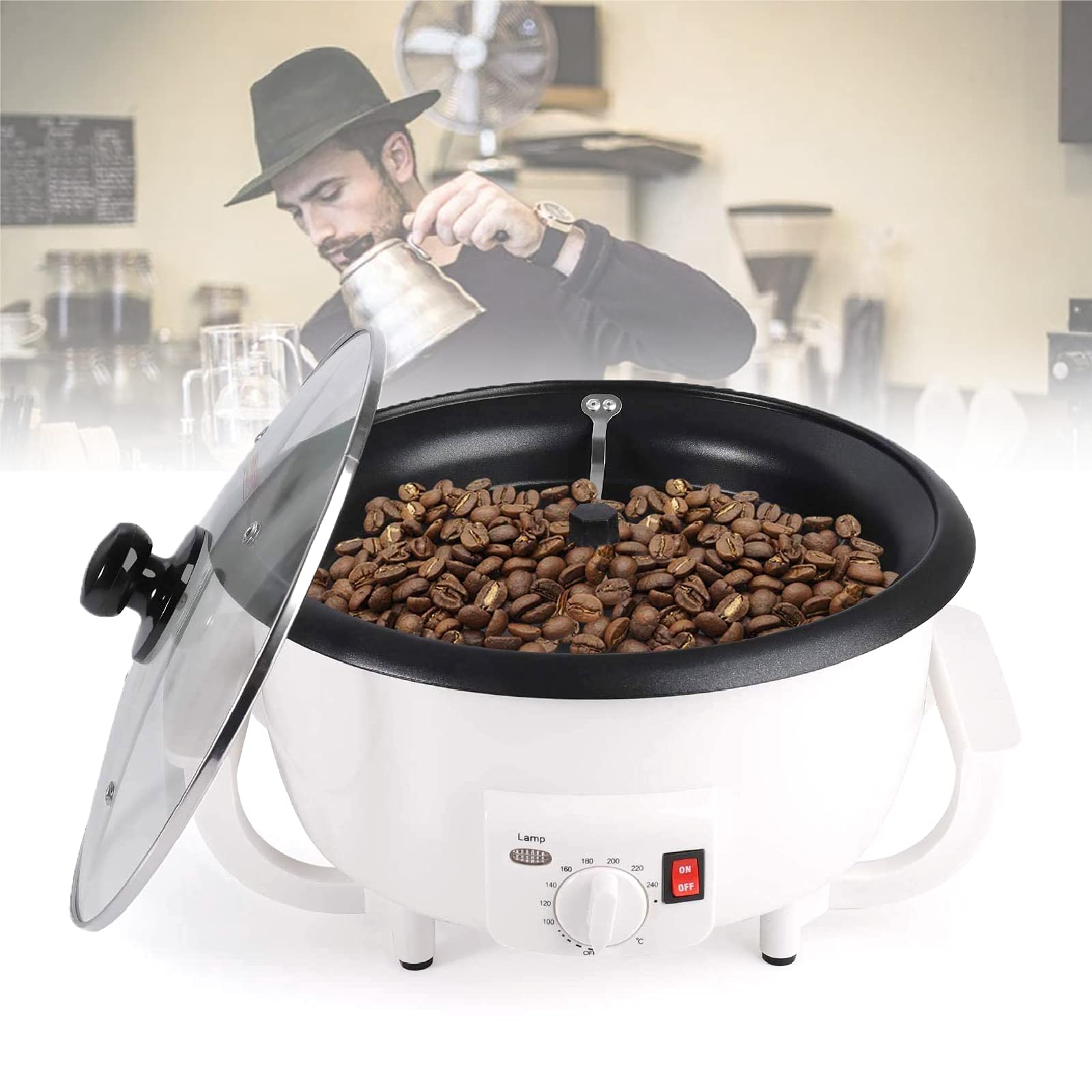 Buy EnweKapu Coffee Roaster Machine for Home, 220v Electric Coffee Bean