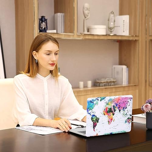 Miniatura 7 de MOSISO Funda compatible con MacBook Air de 13 pulgadas 2022 2021 2020 2019 2018 versión A2337 M1 A2179 A1932, pantalla de retina, funda rígida de