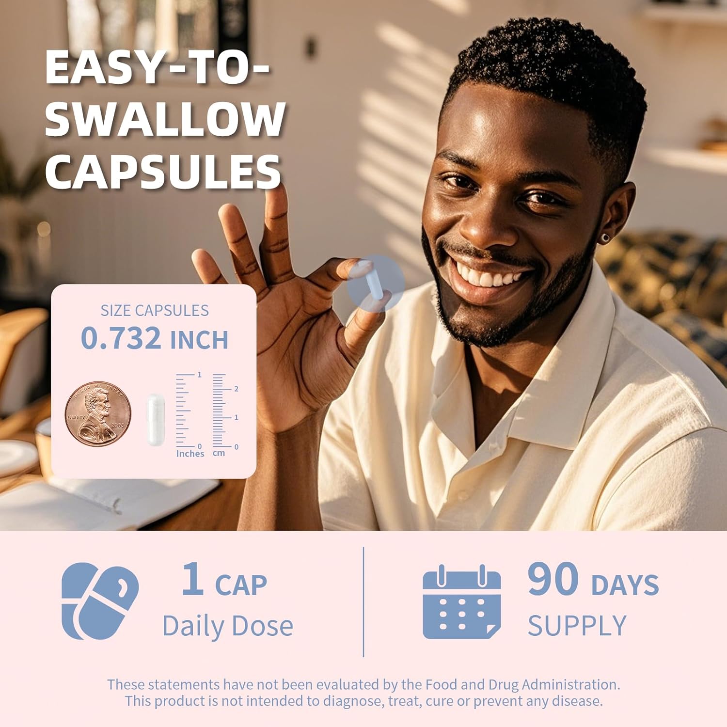 Lukaree Magnesium Complex 500mg(2 Packs), 4 Active Froms -Glycinate, Citrate, Malate, Taurate | High Absorption Magnesium Supplement with B6, Support Bone, Muscle, Calm Mood, Nerve, 120 Capsules - Image 7