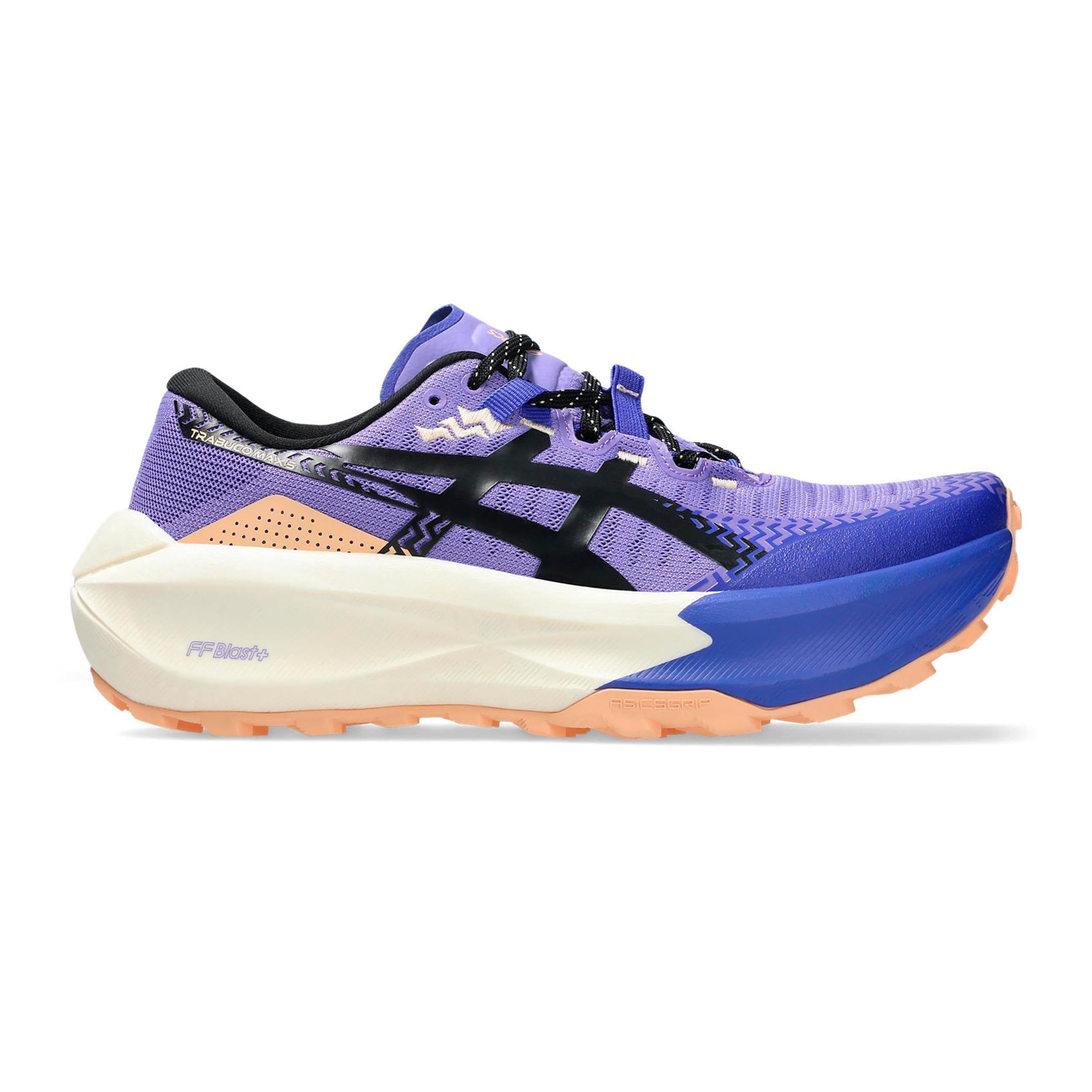 ASICS Trabuco Max 5 Laufschuhe Trailschuh Damen lila - Amethyst/Black 40,5