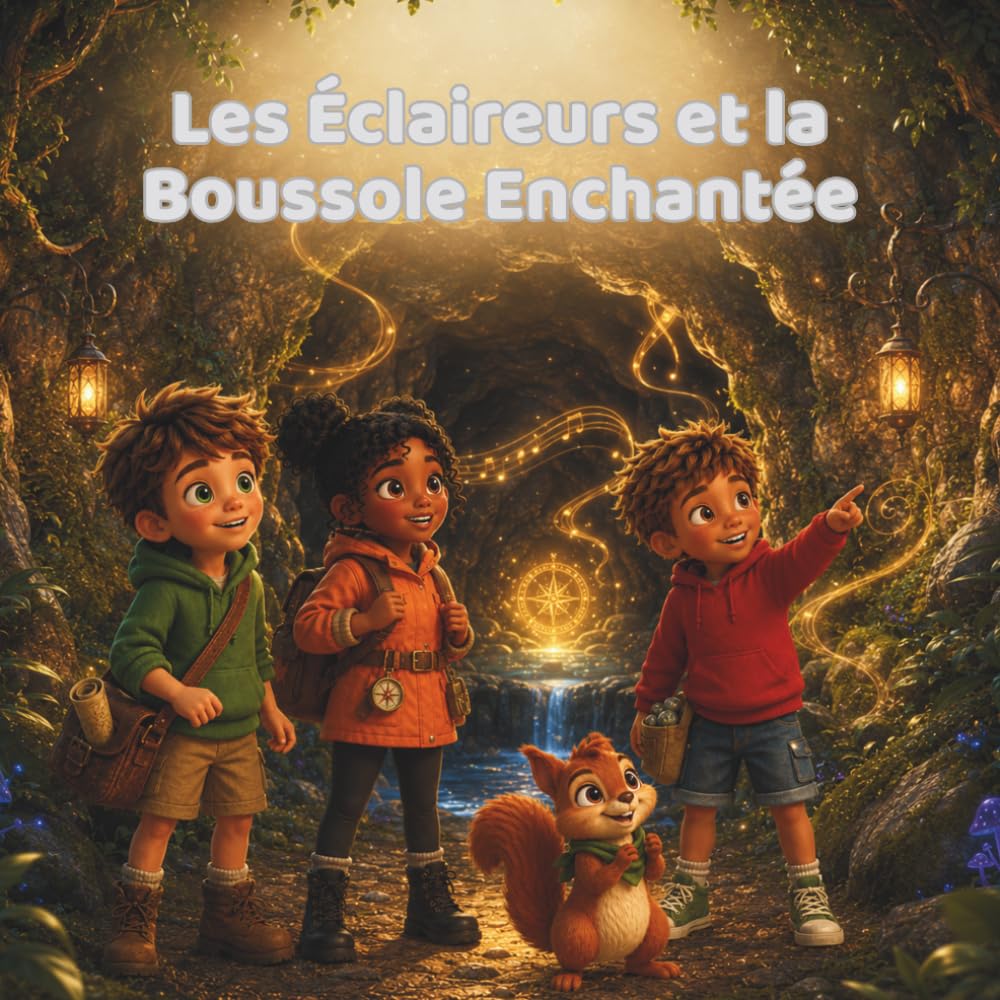 Les Éclaireurs et la boussole enchantée: Une aventure souterraine sur la confiance, le courage et une boussole magique