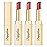 Depuplum 3Pc Dark Red Lipsticks Set for Women Hydrate Lipstick Glossy Moisture Lip Gloss Sheer-Medium Coverage Long Lasting Lipsticks for Dry Lips, DM68/95/98