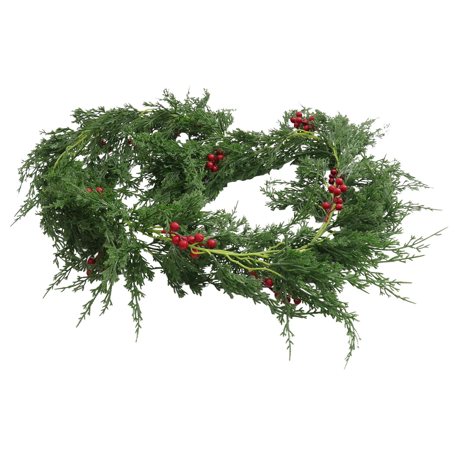 Adorno Navideño Colgante de Ratán Simulado para Pared y Puerta, Decoración Festiva y Elegante para Navidad y Eventos