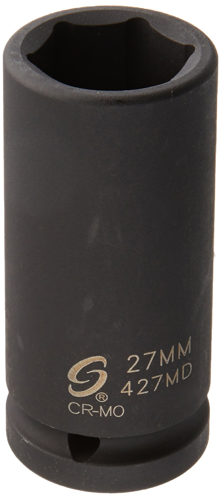 Sunex 427md 3/4-Inch Drive 27-Mm Deep Impact Socket, Black, 3/4?