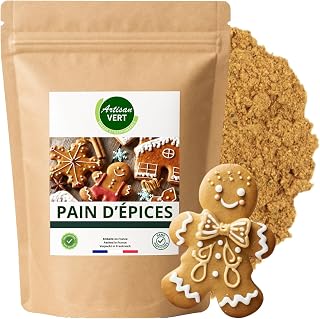 Pain d'épices Préparation Traditionnelle ★ Délicieux mélange St Nicolas, Recette Maison ★ tradition Noël ★ 100G