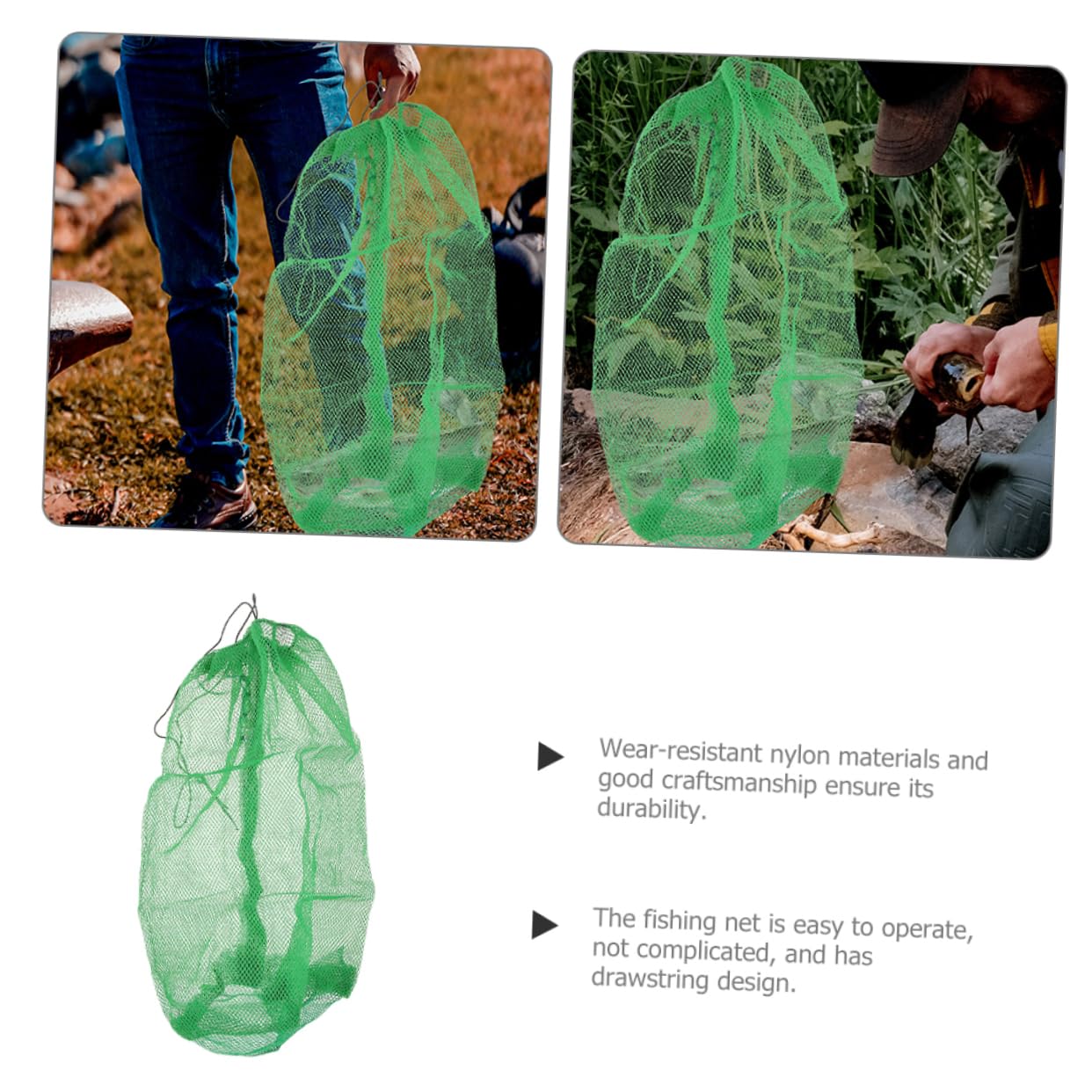 SUPVOX Kit Di Sacchetti Per Pesci Gabbia Per Pesciolini Retino Per Immersione Resistente Rete Da Pesca Rete Da Pesca Di Ricambio Retini Per Acquari Per Tappetino Da Pesca Sacchetti Per
