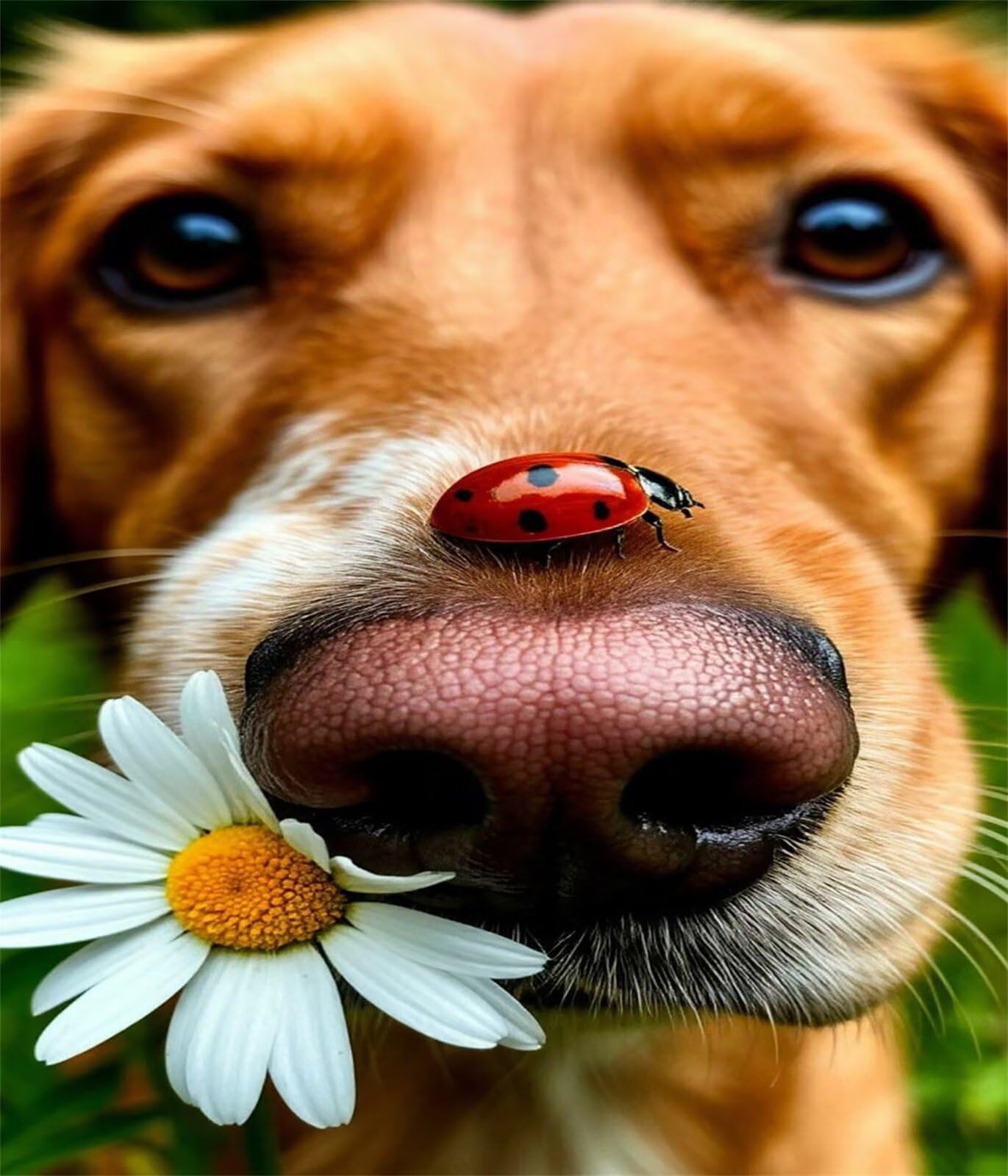 Puzzle 1500 Pezzi per Adulti, Margherita Insetto Cane, Rompicapo Classico per Passatempo e Relax, Splendida Decorazione per Pareti e Idea Regalo