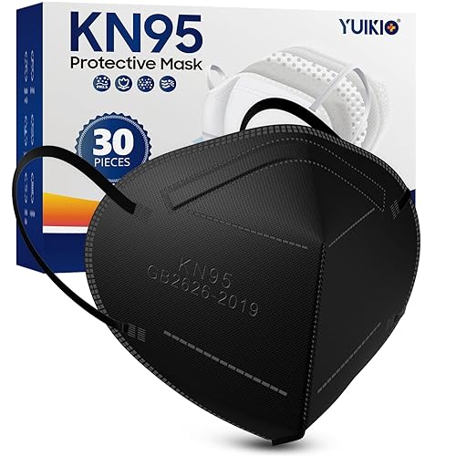 KN95 Respirador Profesional Desechable 5 capas Máscara de protección facial (Blanco)