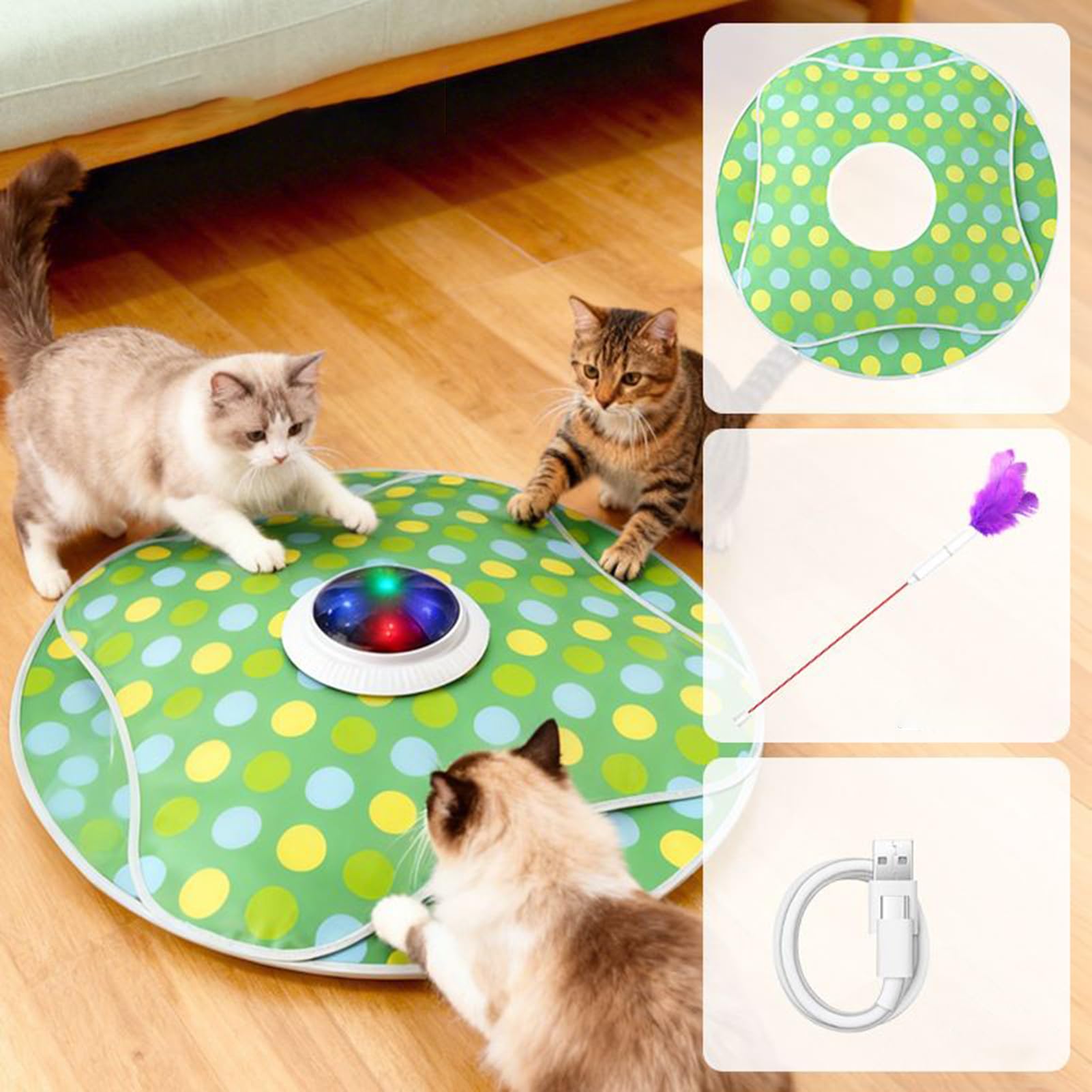 pour Chats Interactifs Activité Intelligente en Mouvement avec Design De