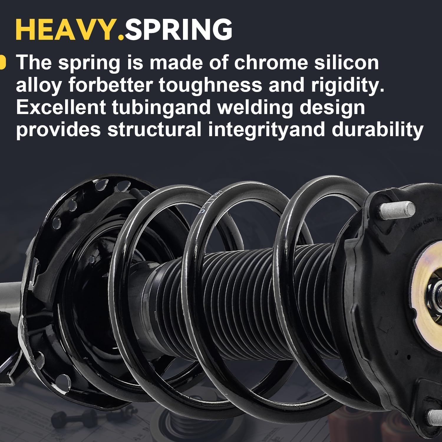 54650-S8700 55367S9300 Front Rear Struts Shocks Absorber Assembly Compatible with Hyundai Palisade 3.8L V6 2020-2022, 54650-S8000 55367S9400 Compatible with 4WD