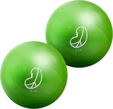 Bean Products Soft Weighted Balls for Exercise - Soft and Safe Workout Balls for Yoga, Rehab, Pilates and Fitness - Latex Free, Easy to Grip, Versatile Physical Therapy Exercise Ball
