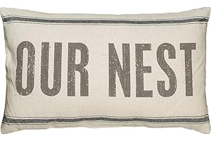 19068 Distressed Light Throw Pillow