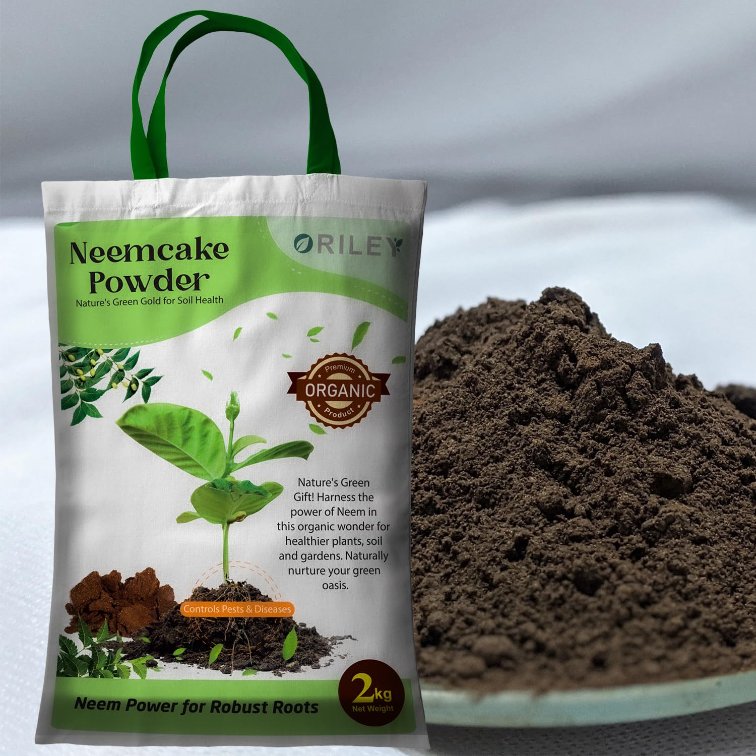 See full amazon price history chart for ORILEY Neem Cake Powder Organic Fertilizer & Pest Repellent Neemcake 100% Pure & Natural Neemkhali Plant Food (2 Kg) ORILEY Neem Cake Powder Organic Fertilizer & Pest Repellent Neemcake 100% Pure & Natural Neemkhali Plant Food (2 Kg) (B0CMZTVY74) Amazon Price History, Amazon Price Tracker