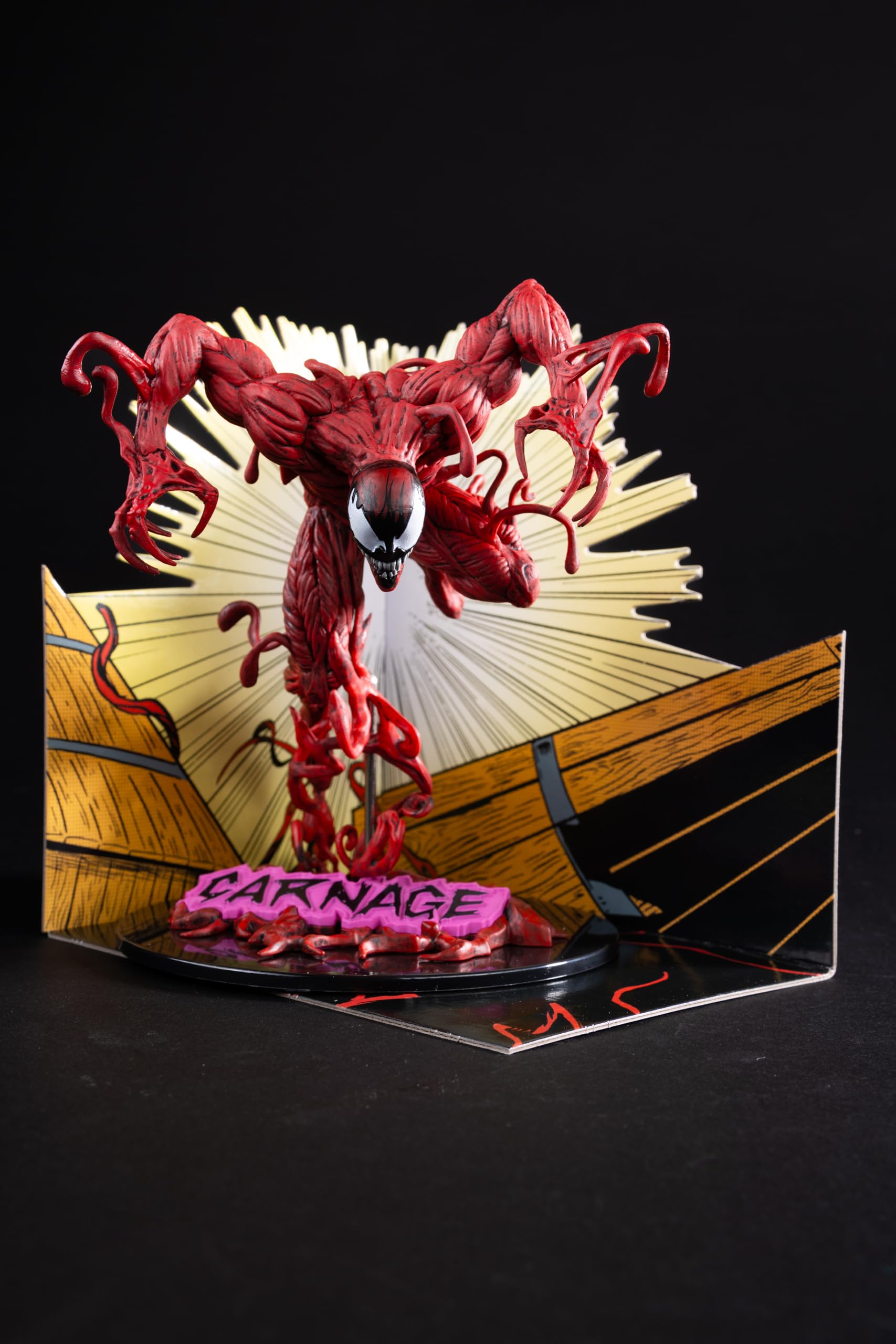 Figurine Spider-Man McFarlane Toys Échelle 1:10 - Scène The Amazing Spider- Man #302 - Carte D'Art Incluse 316 1:10 Scale Figure Figurine Spider-Man McFarlane Toys Échelle 1:10 - Scène The Amazing Spider- Man #302 - Carte D'Art Incluse 316 1:10 Scale Figure