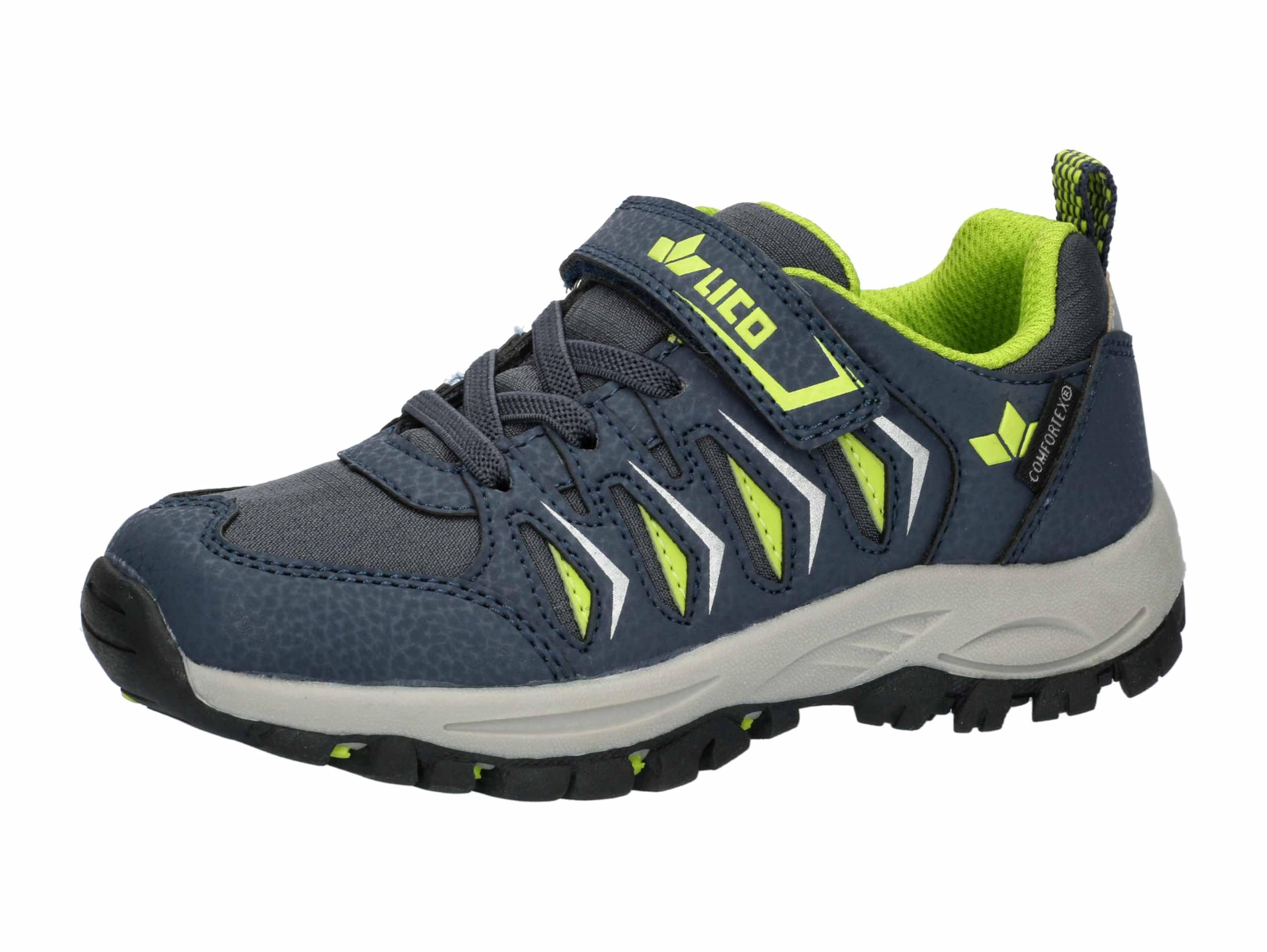Lico Unisex Kid's Sines Vs Low Trekking Shoes, Marine Lemon, 40 EU