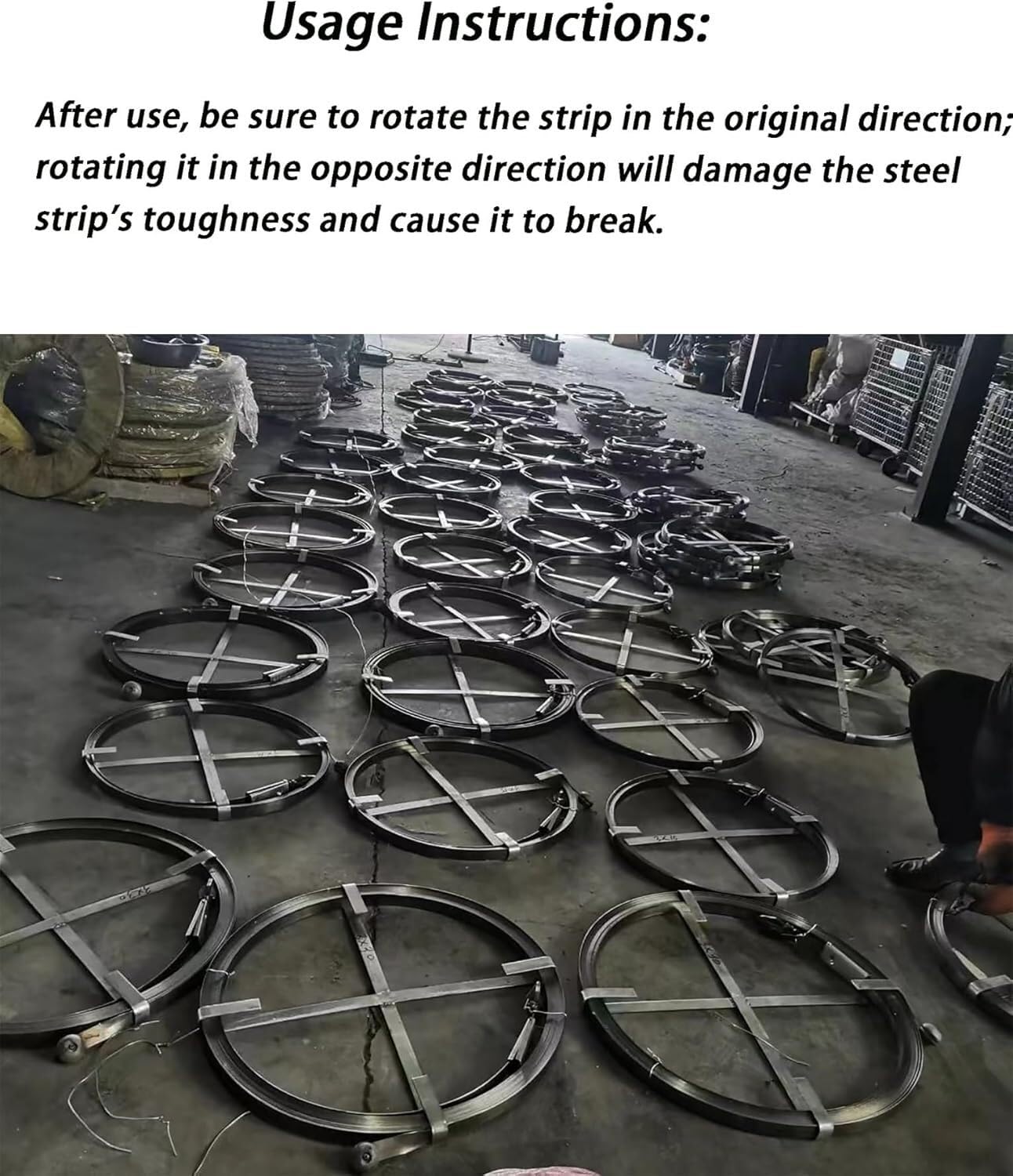 Herramienta de limpieza manual de drenaje, desatascador de tiras de acero plano, 5 cm x 20 m, para desagües de suelo, fregaderos y tuberías de residuos, fácil de limpiar bloqueos