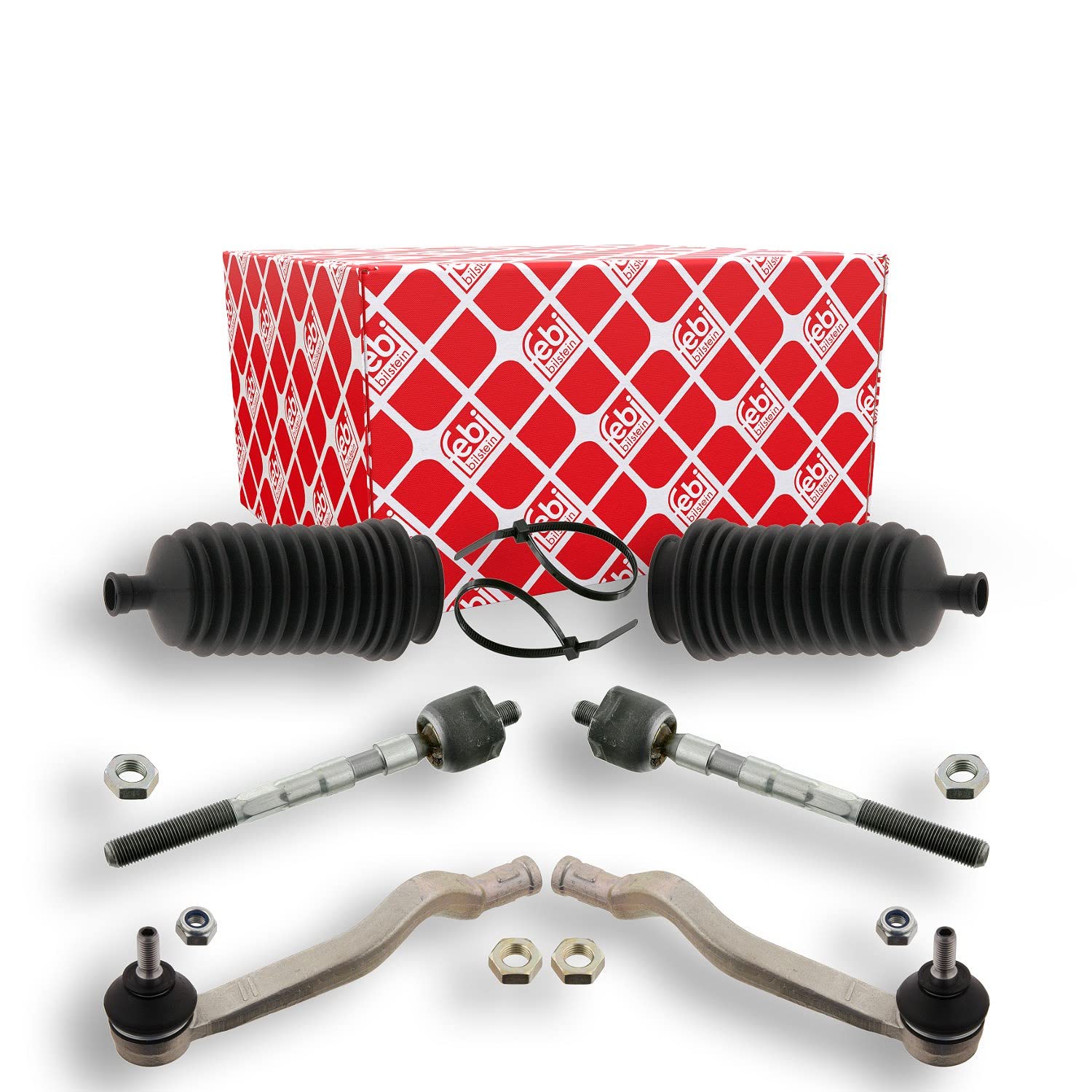 Febi bilstein 34332 Rotule de direction intérieure, barre de connexion | Compatible avec: DACIA LOGAN, LOGAN EXPRESS, LOGAN MCV, LOGAN Pick-up, SANDERO, RENAULT LOGAN I, LOGAN I Kombi