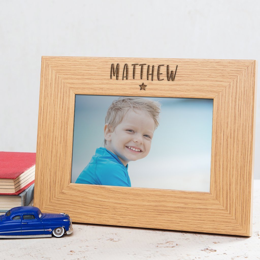 Personalized Name Picture Frame Baby Engraved Picture