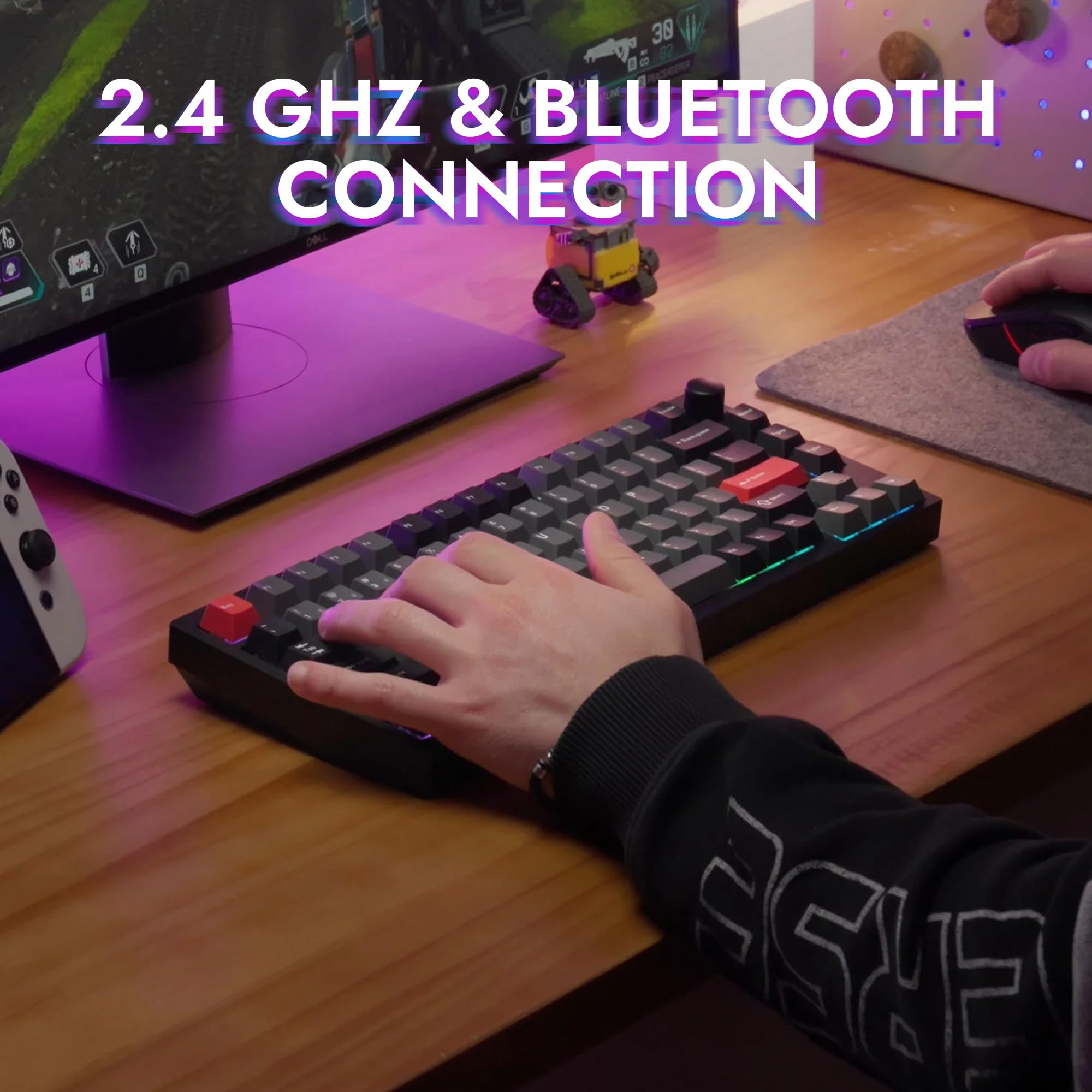 Amazon.com: LEMOKEY P1 Pro Wireless Custom Mechanical Keyboard 