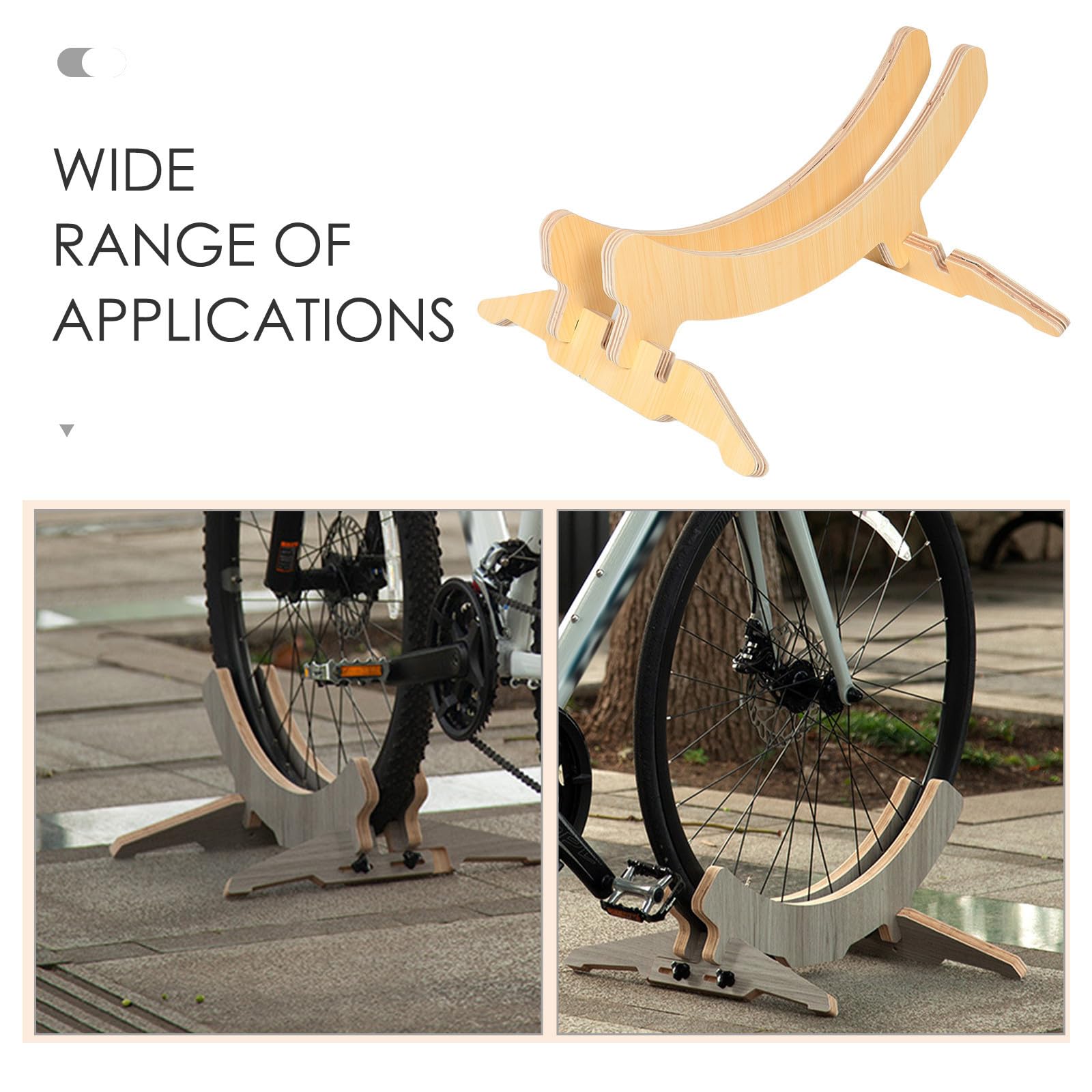 Soporte Estante Portátil Herramientas para Madera de Bicicletas sin Aparcamiento de Bicicletas Fácil de Transportar y Carretera Montaña