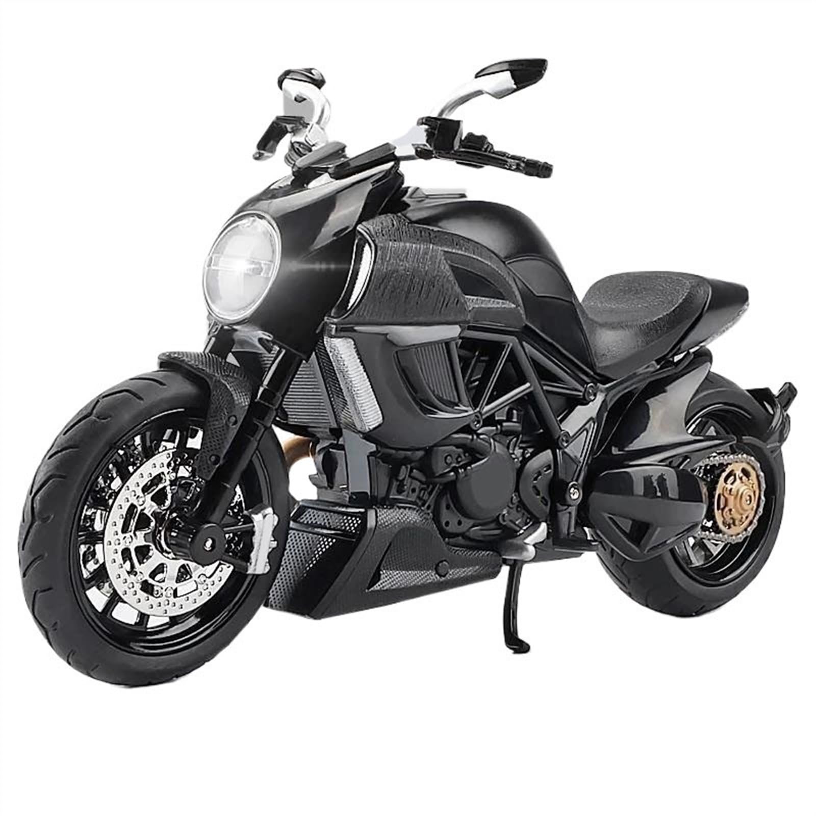 MAKUTU Modello di Moto in Scala per Ducati Diavel Carbon 1/12 Die Cast Veicoli Hobby da Collezione Modello di Moto Giocattoli Regalo di Compleanno