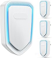Vista 1 de Ionizadores de aire enchufables purificadores de aire de iones negativos, ambientador silencioso para el hogar, dormitorio, oficina, sótano, mini