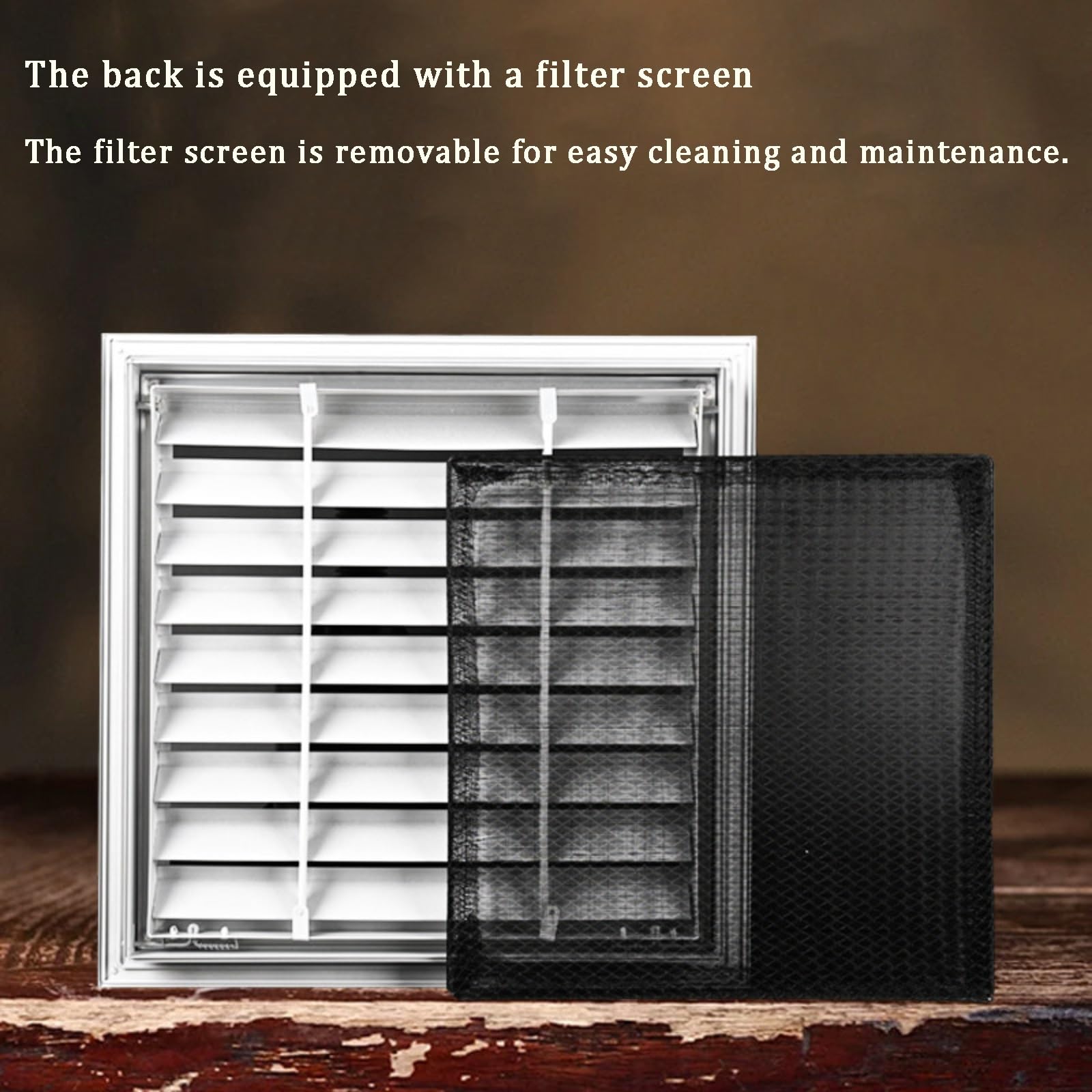 Pannello di Accesso in Alluminio con Copertura per sfiato, griglia Antipolvere per Prese d'Aria di Ritorno a Parete e soffitto, Filtro a Rete, sportello di ispezione in Metallo Resistente PE
