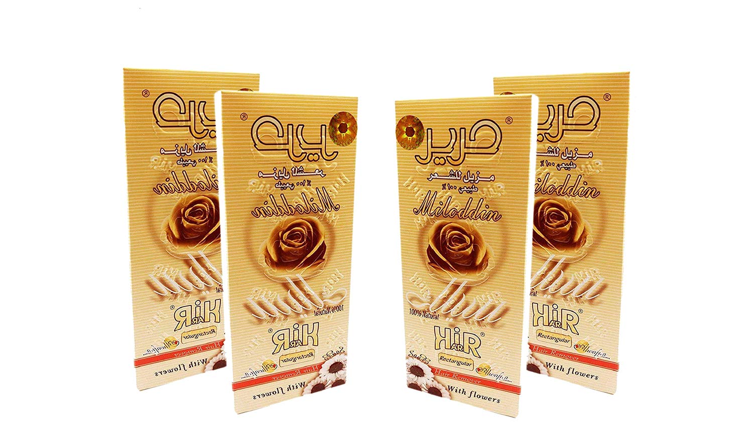 4 Pcs Sugaring Sugar Paste Wax Waxing Removal Remover 100% Natural All Body Parts Bikini Brazilian Underarms (4 Packets X 100 gm) Total 14.11 oz / 400 gm