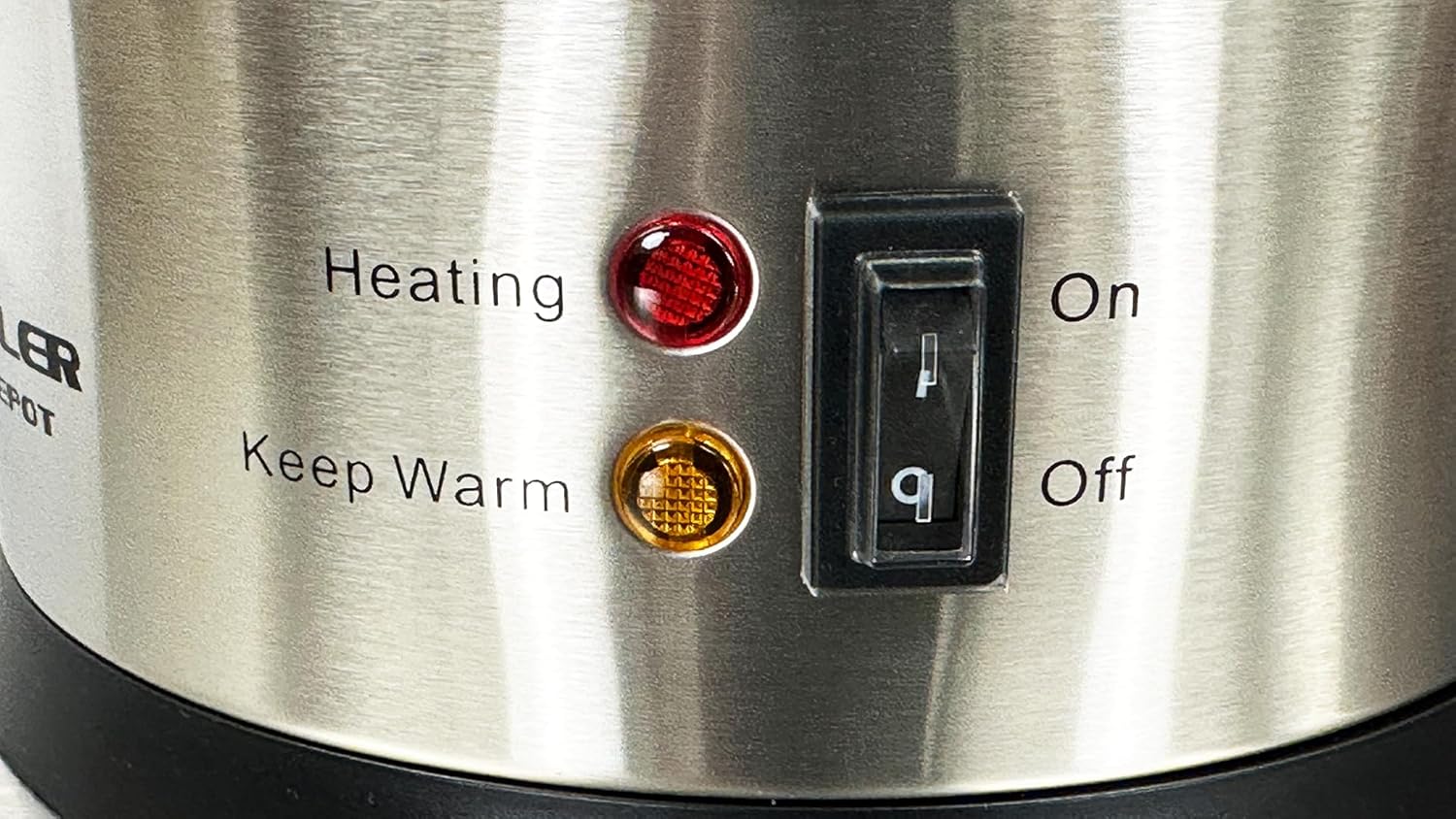Commercial Electric Water Boiler, 6.5L Capacity, 1300W, Stainless Steel, Adjustable Temperature Control CF-WBS80-EK