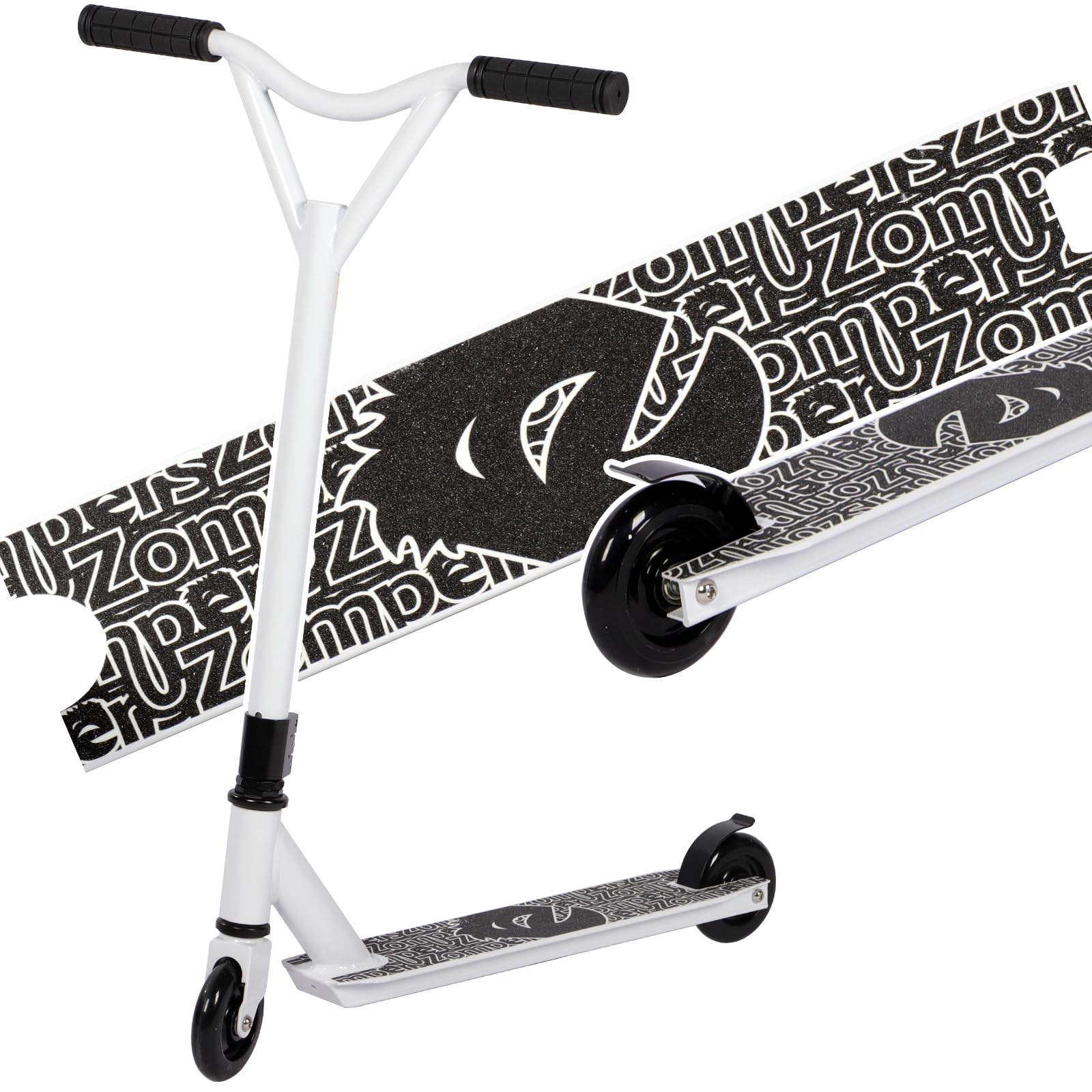 Stunt Scooter, Pro Street Trick Scooter with 100mm PU Wheels and ABEC-9 Bearings, Entry Level Freestyle Kick Scooters for Kids Teens Ages 6+ (blue)