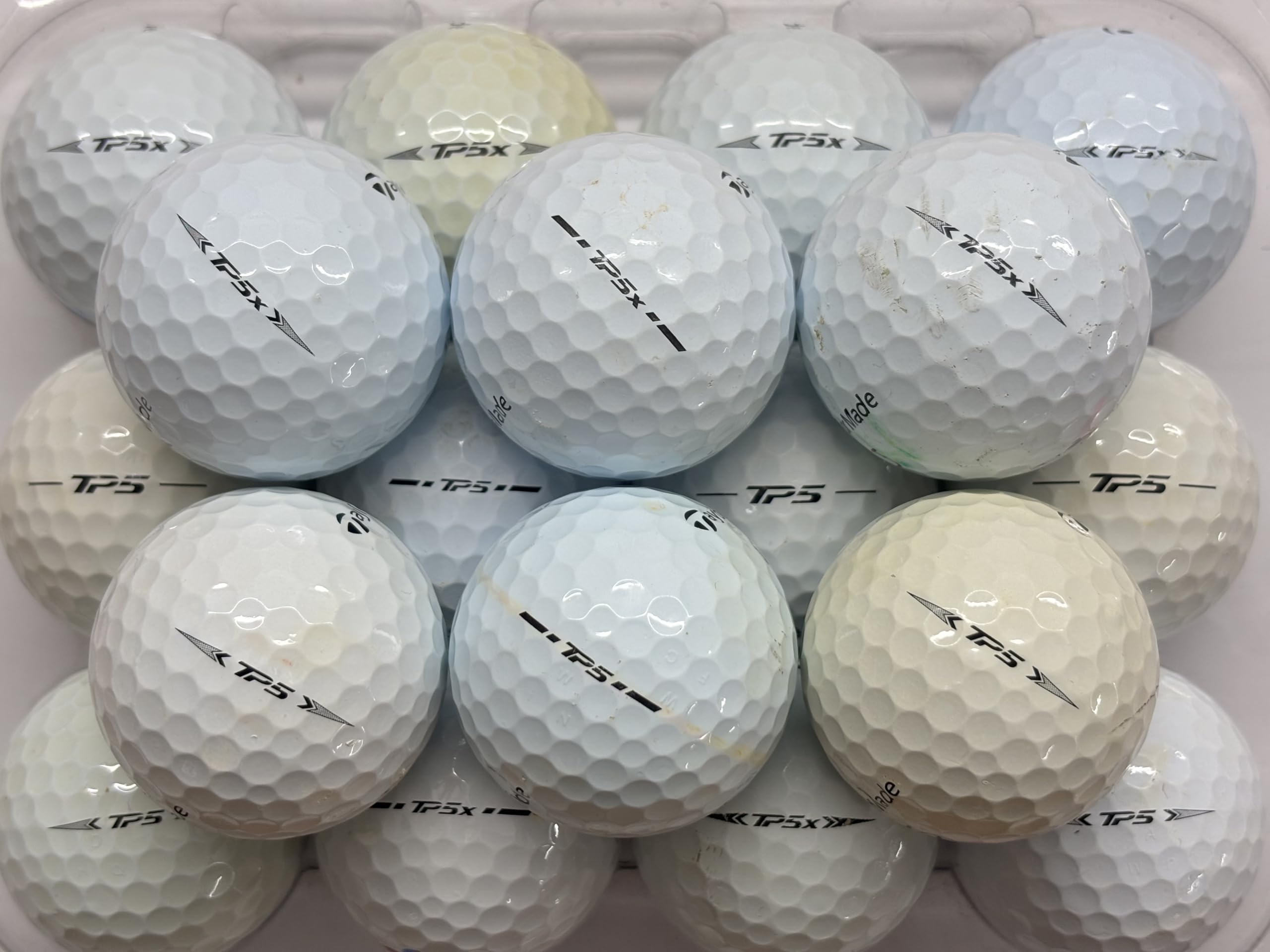 24 pelotas de golf TP5/TP5X para TaylorMade - Grado A/Grado B