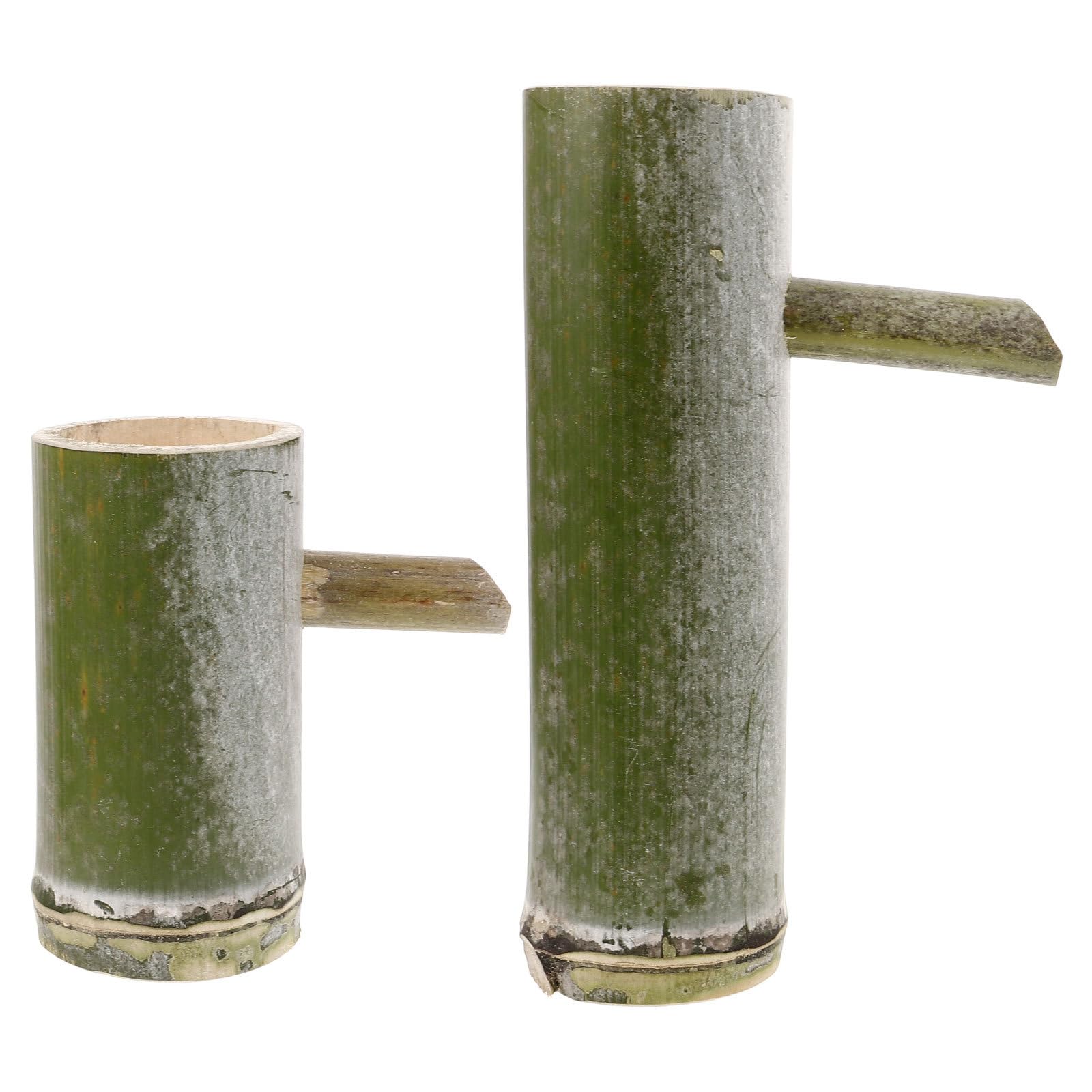 Fontaine à eau bambou extérieure pour bassin et déco aquarium x2