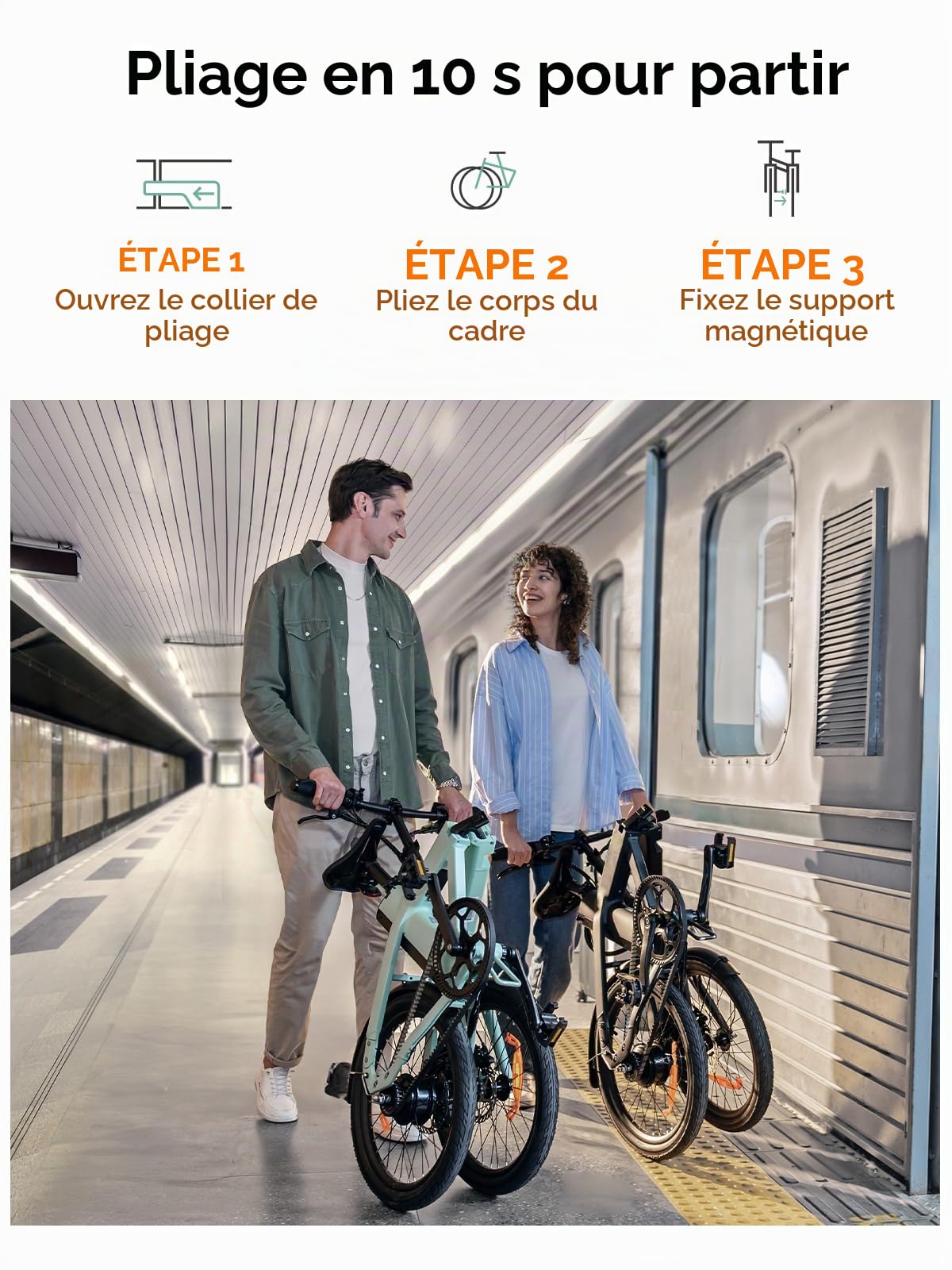 ENGWE Velo Electrique Homme-vélo électrique Batterie 36V 9.6Ah, P20 | jusqu'à 80 km, vélos électriques Moteur 250W Max 25km/h, Velo Electrique Pliable Pneus 20 * 1,95 Pouces,