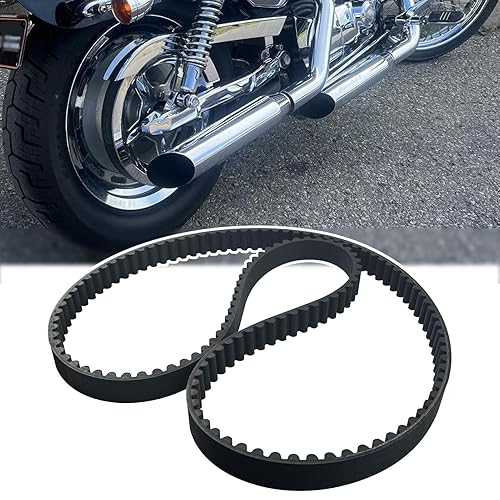 Correa de transmisión trasera 137T de 1-18 pulgadas para Harley Sportster XL 1200 2004 2005 2006 Reemplazar 40571-04B 1204-0085