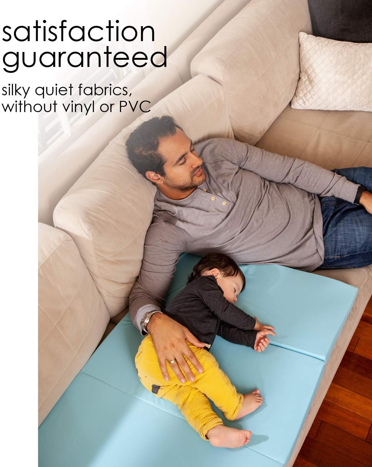 MamaDooKids Smart Play Yard Mattress, Patented and Made in California, 4 National Awards, Safe, Non-Toxic for 0-3 yr. old, Multi-use and Portable, Includes Travel and Storage Bag, Blue : Playard Sheets : Baby