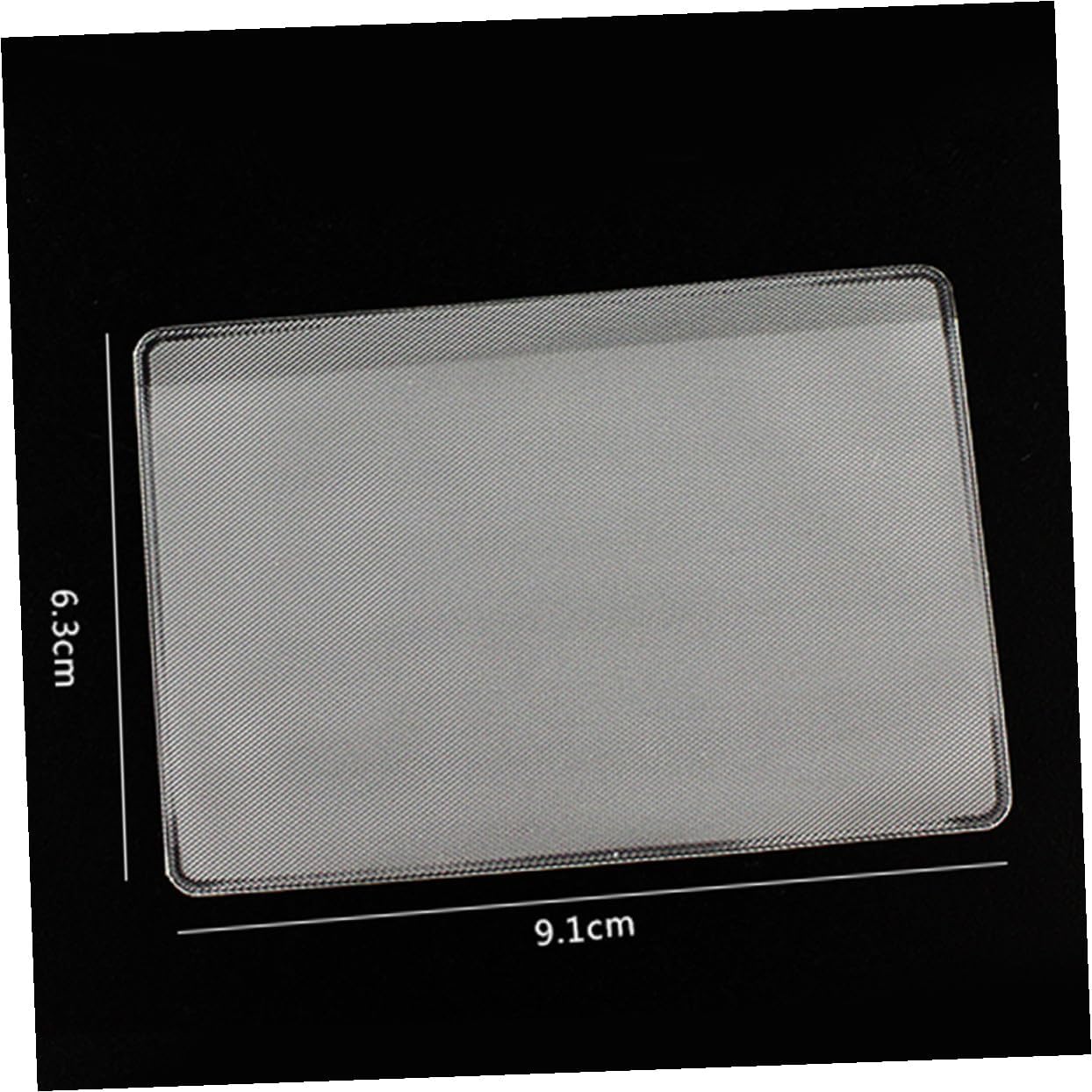 12pcs Identity Card Holder Dull Polish Cover Bus Card Membership Meal Material