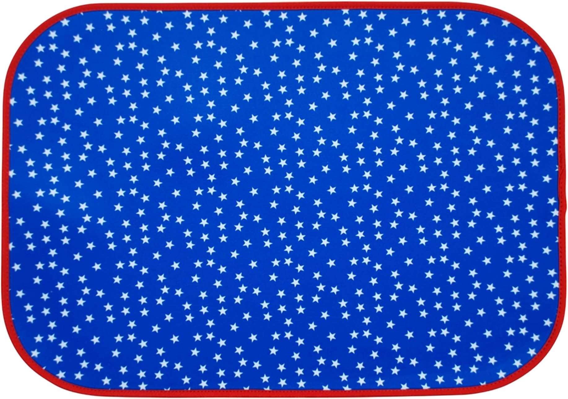 The Coral Palms Swimsuit Saver Roll-up Neoprene Mat Stars & Wavy Stripes
